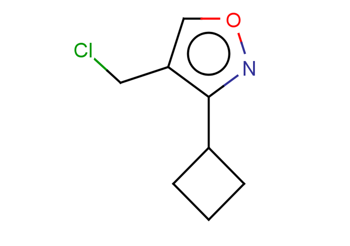 4-(chloromethyl)-3-cyclobutyl-1,2-oxazole