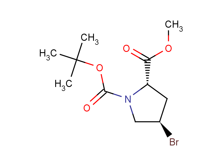 1-tert-butyl 2-methyl (2S,4R)-4-bromopyrrolidine-1,2-dicarboxylate