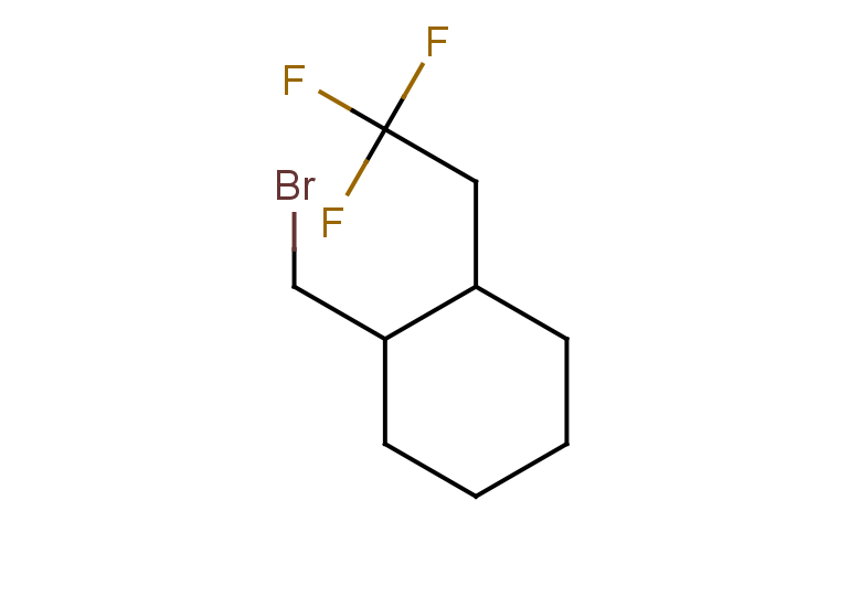1-(bromomethyl)-2-(2,2,2-trifluoroethyl)cyclohexane, Mixture of diastereomers