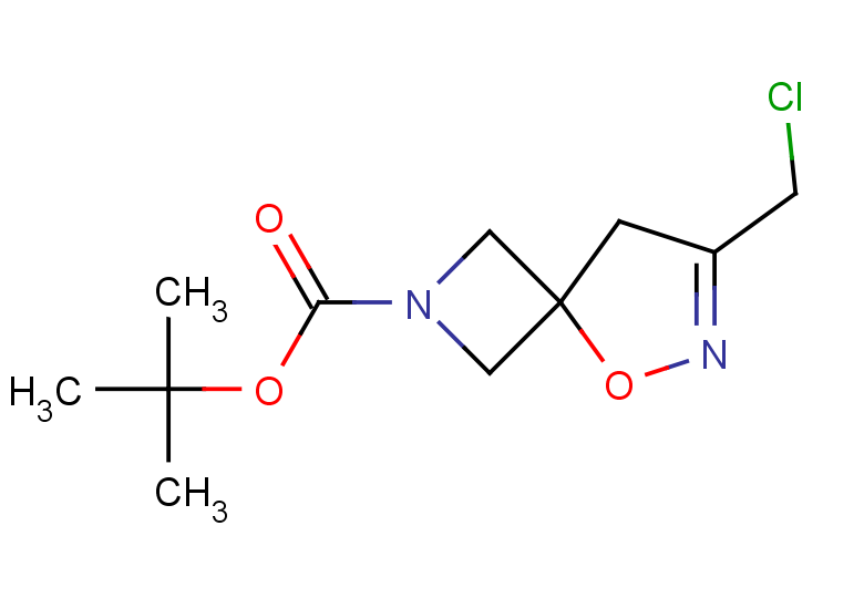 tert-butyl 7-(chloromethyl)-5-oxa-2,6-diazaspiro[3.4]oct-6-ene-2-carboxylate