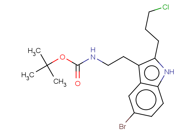 tert-butyl N-{2-[5-bromo-2-(3-chloropropyl)-1H-indol-3-yl]ethyl}carbamate