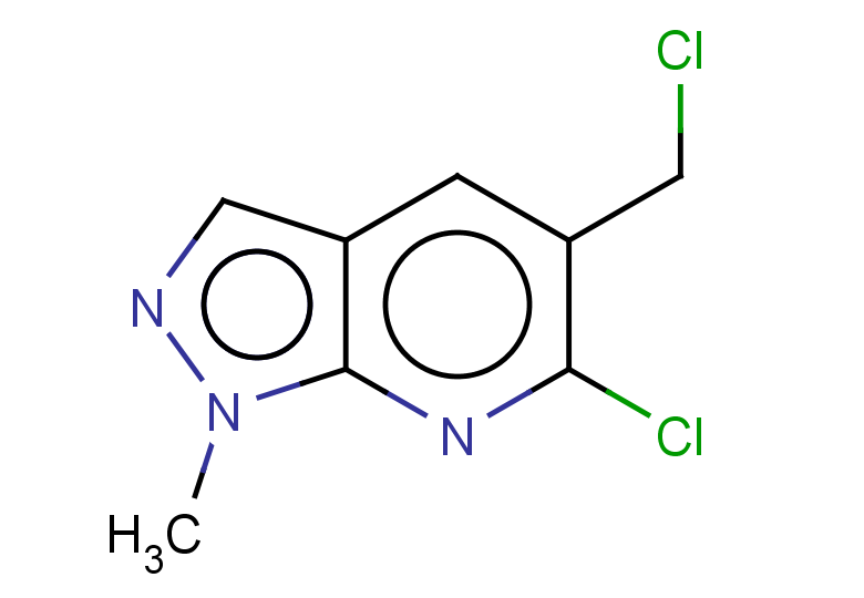 6-chloro-5-(chloromethyl)-1-methyl-1H-pyrazolo[3,4-b]pyridine