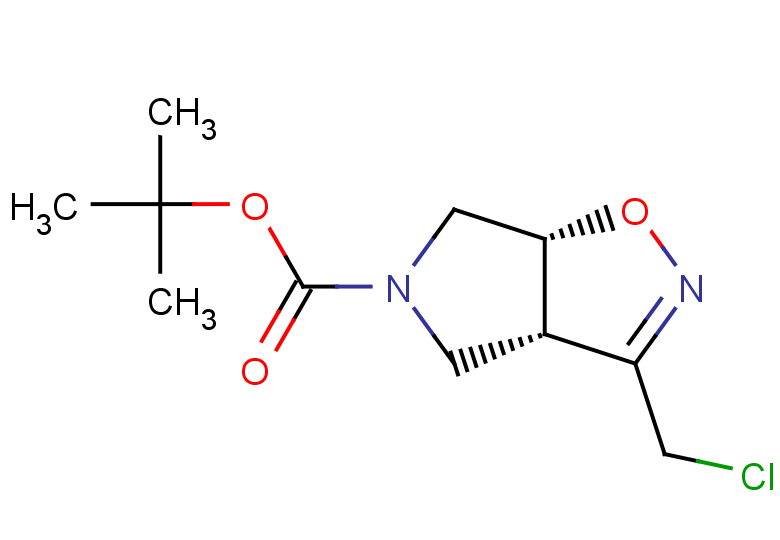 rac-tert-butyl (3aR,6aS)-3-(chloromethyl)-3aH,4H,5H,6H,6aH-pyrrolo[3,4-d][1,2]oxazole-5-carboxylate