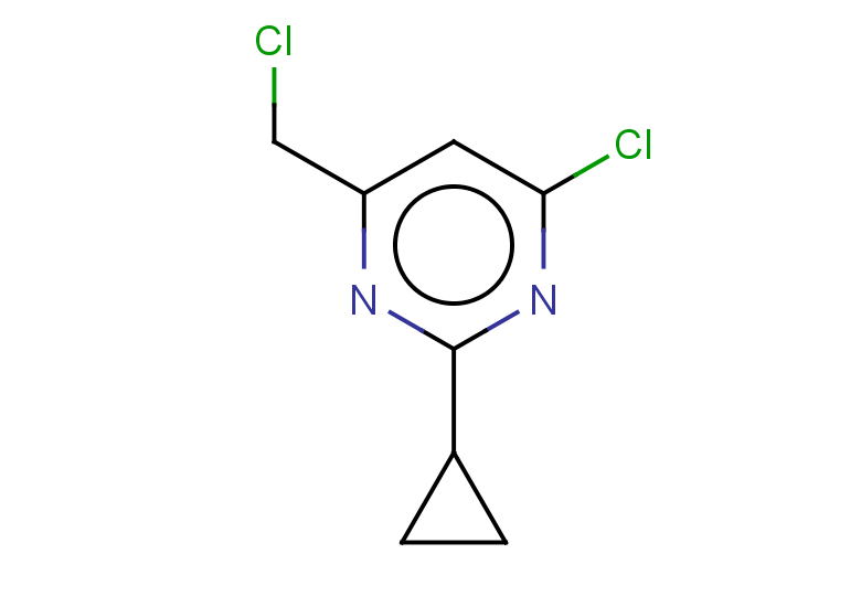 4-chloro-6-(chloromethyl)-2-cyclopropylpyrimidine