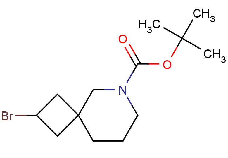 tert-butyl 2-bromo-6-azaspiro[3.5]nonane-6-carboxylate, Mixture of diastereomers