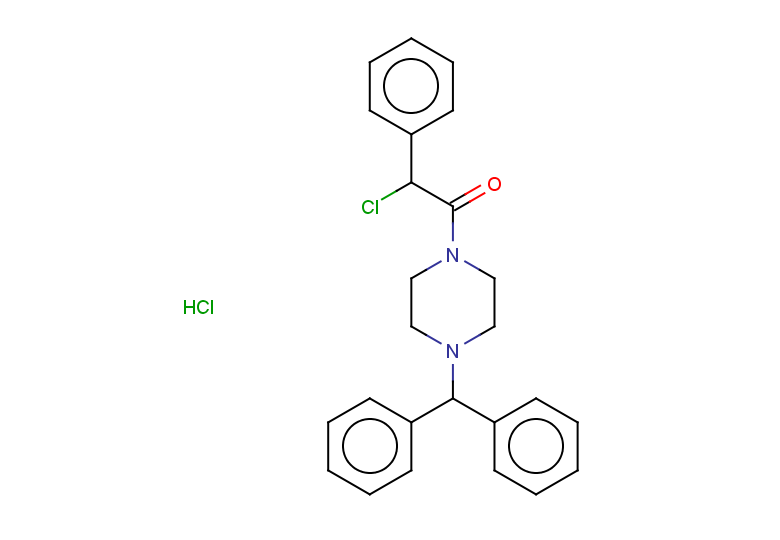 2-chloro-1-[4-(diphenylmethyl)piperazin-1-yl]-2-phenylethan-1-one hydrochloride