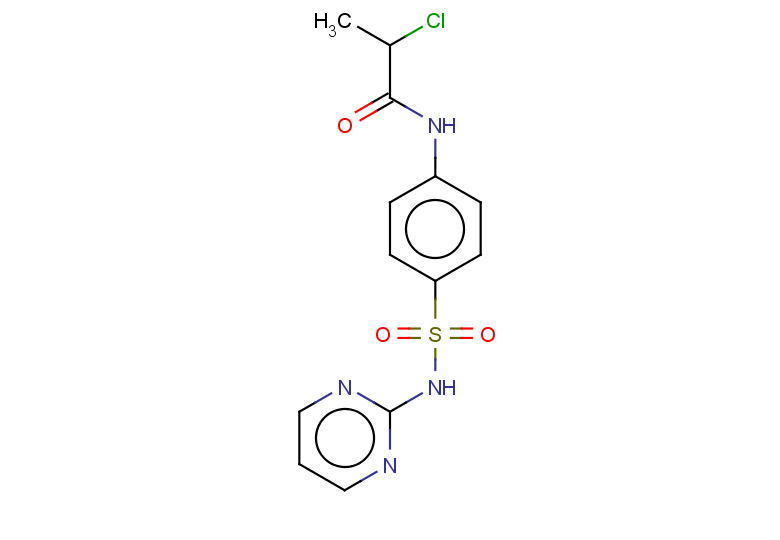 2-chloro-N-{4-[(pyrimidin-2-yl)sulfamoyl]phenyl}propanamide