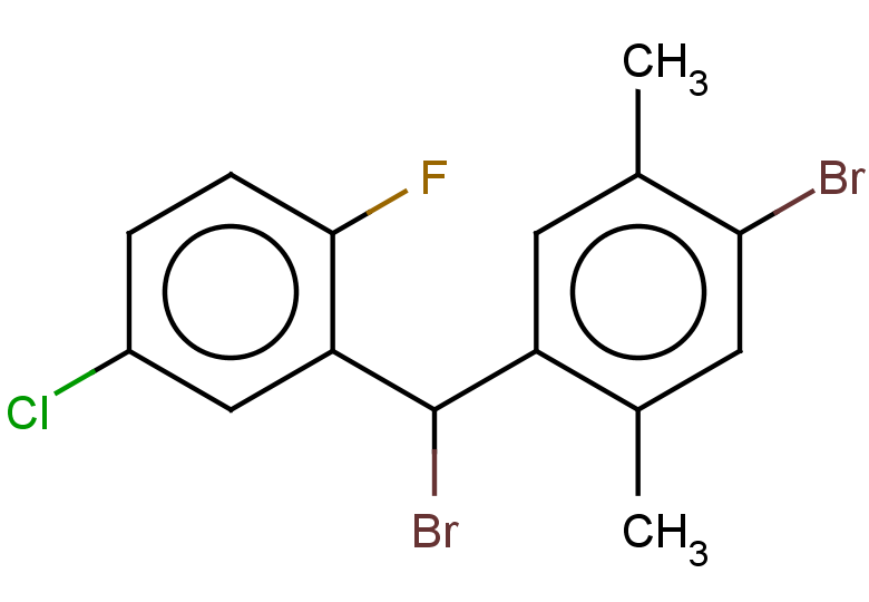 1-bromo-4-[bromo(5-chloro-2-fluorophenyl)methyl]-2,5-dimethylbenzene