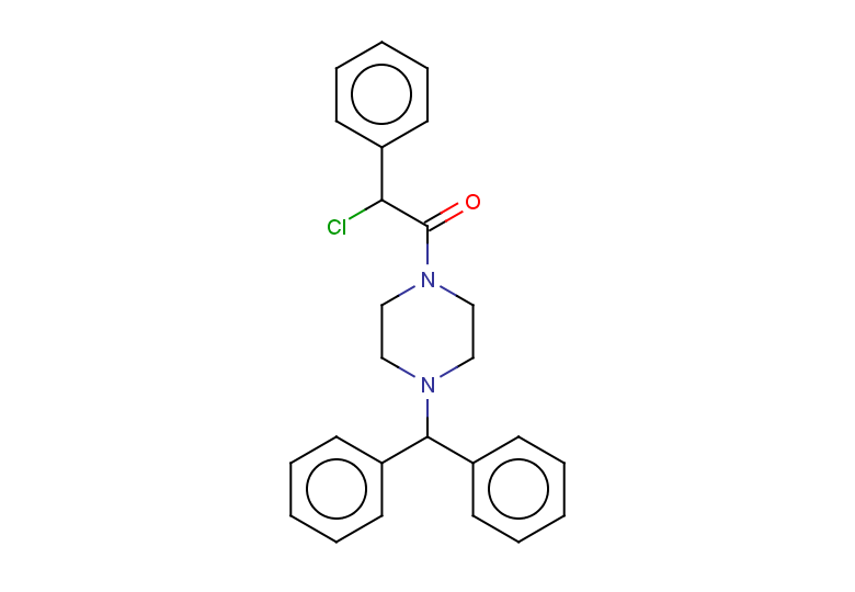2-chloro-1-[4-(diphenylmethyl)piperazin-1-yl]-2-phenylethan-1-one