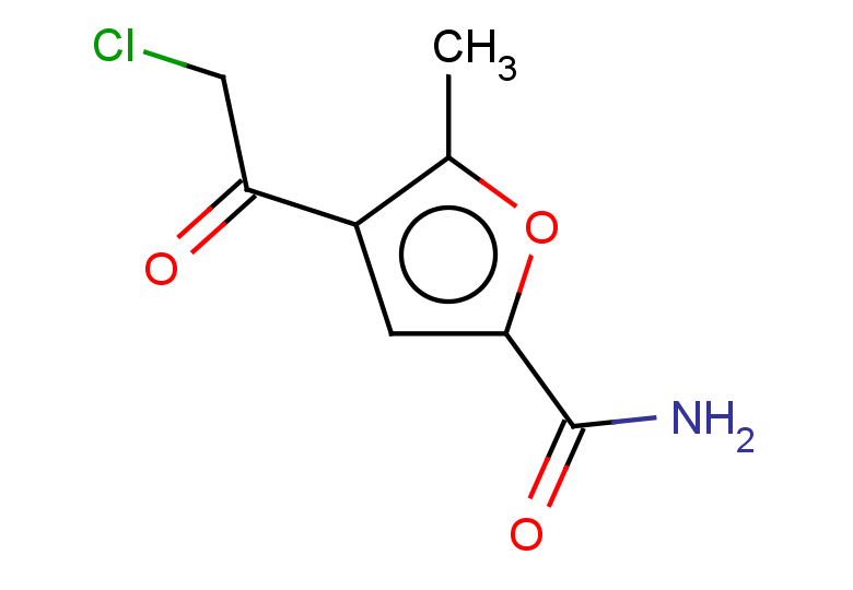 4-(2-chloroacetyl)-5-methylfuran-2-carboxamide