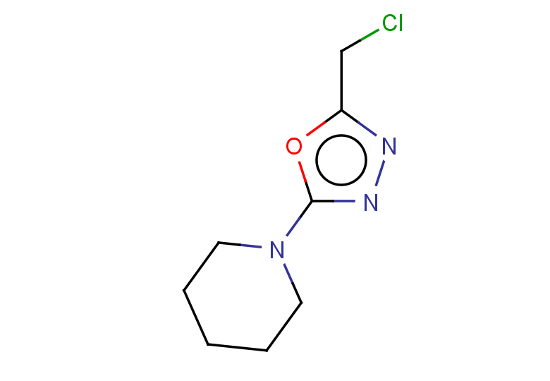 1-[5-(chloromethyl)-1,3,4-oxadiazol-2-yl]piperidine