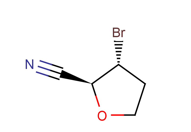 rac-(2R,3S)-3-bromooxolane-2-carbonitrile, trans