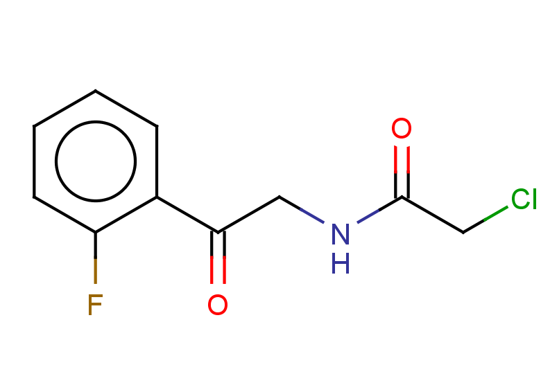 2-chloro-N-[2-(2-fluorophenyl)-2-oxoethyl]acetamide