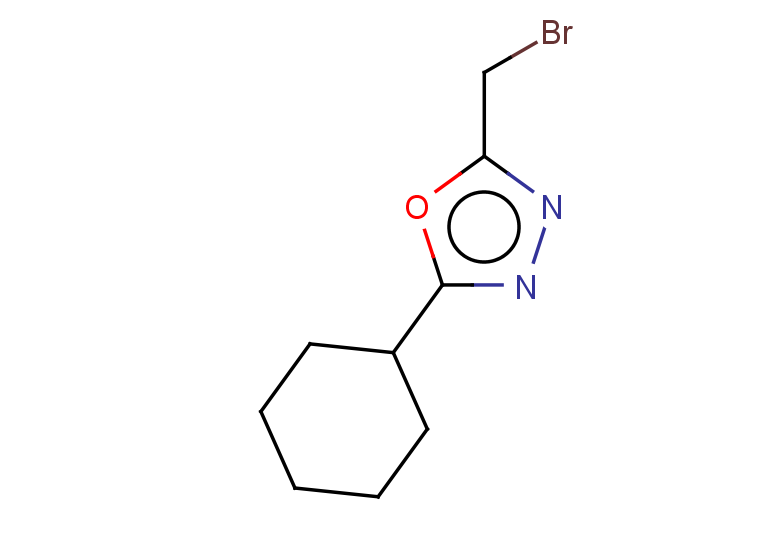 2-(bromomethyl)-5-cyclohexyl-1,3,4-oxadiazole