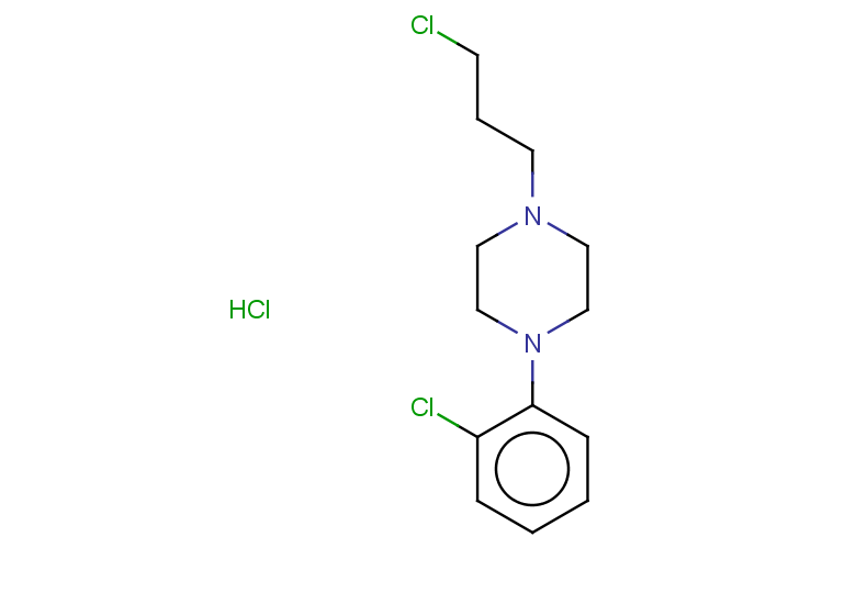 1-(2-chlorophenyl)-4-(3-chloropropyl)piperazine hydrochloride