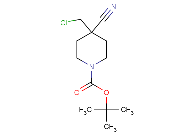 tert-butyl 4-(chloromethyl)-4-cyanopiperidine-1-carboxylate