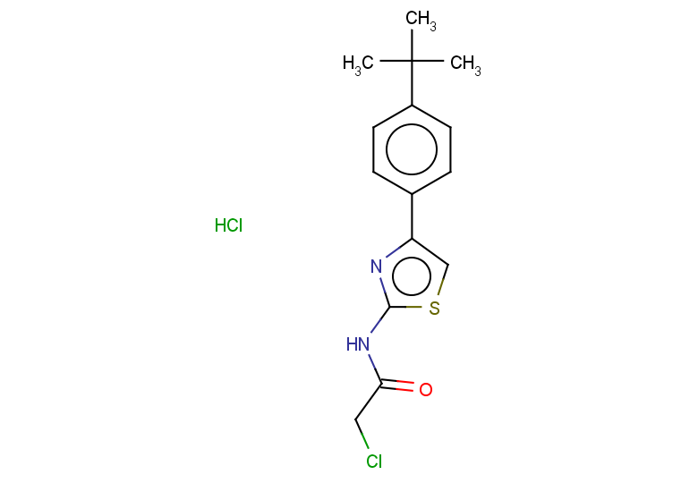 N-[4-(4-tert-butylphenyl)-1,3-thiazol-2-yl]-2-chloroacetamide hydrochloride