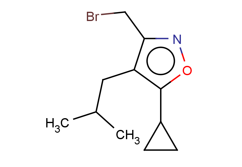 3-(bromomethyl)-5-cyclopropyl-4-(2-methylpropyl)-1,2-oxazole