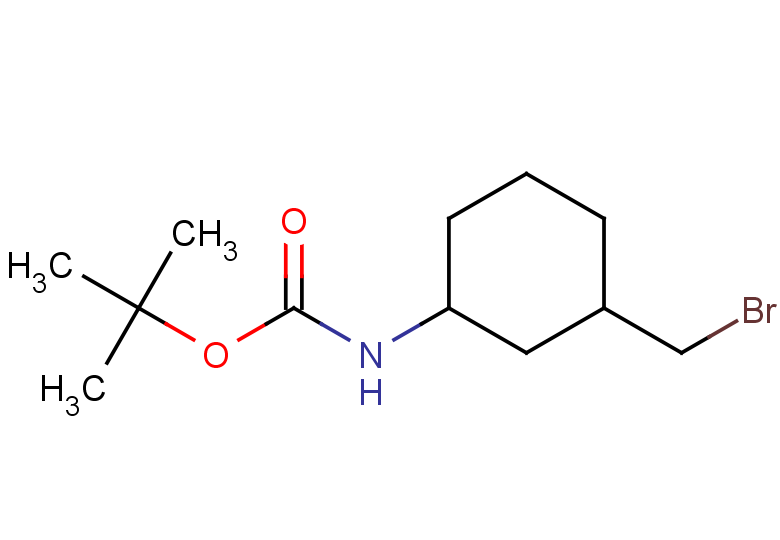 tert-butyl N-[3-(bromomethyl)cyclohexyl]carbamate, Mixture of diastereomers