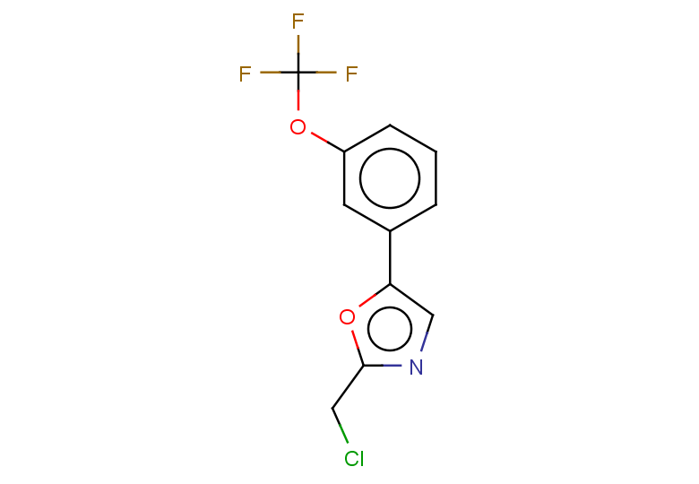 2-(chloromethyl)-5-[3-(trifluoromethoxy)phenyl]-1,3-oxazole