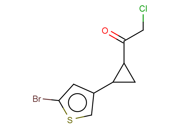 1-[2-(5-bromothiophen-3-yl)cyclopropyl]-2-chloroethan-1-one