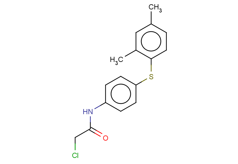 2-chloro-N-{4-[(2,4-dimethylphenyl)sulfanyl]phenyl}acetamide