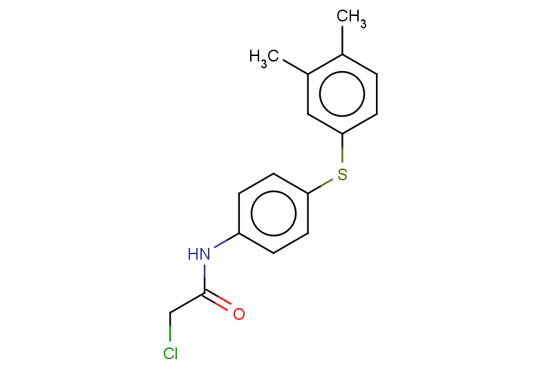 2-chloro-N-{4-[(3,4-dimethylphenyl)sulfanyl]phenyl}acetamide