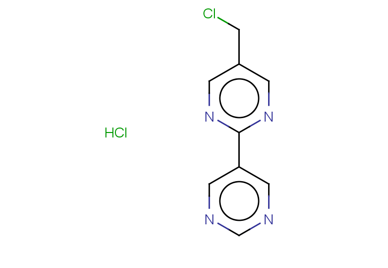 5-(chloromethyl)-2-(pyrimidin-5-yl)pyrimidine hydrochloride