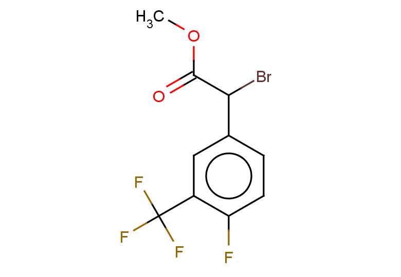 methyl 2-bromo-2-[4-fluoro-3-(trifluoromethyl)phenyl]acetate