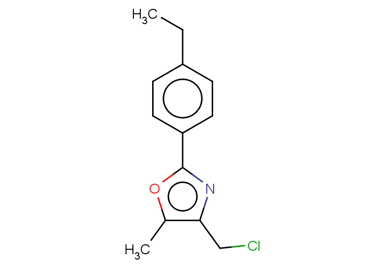 4-(chloromethyl)-2-(4-ethylphenyl)-5-methyl-1,3-oxazole