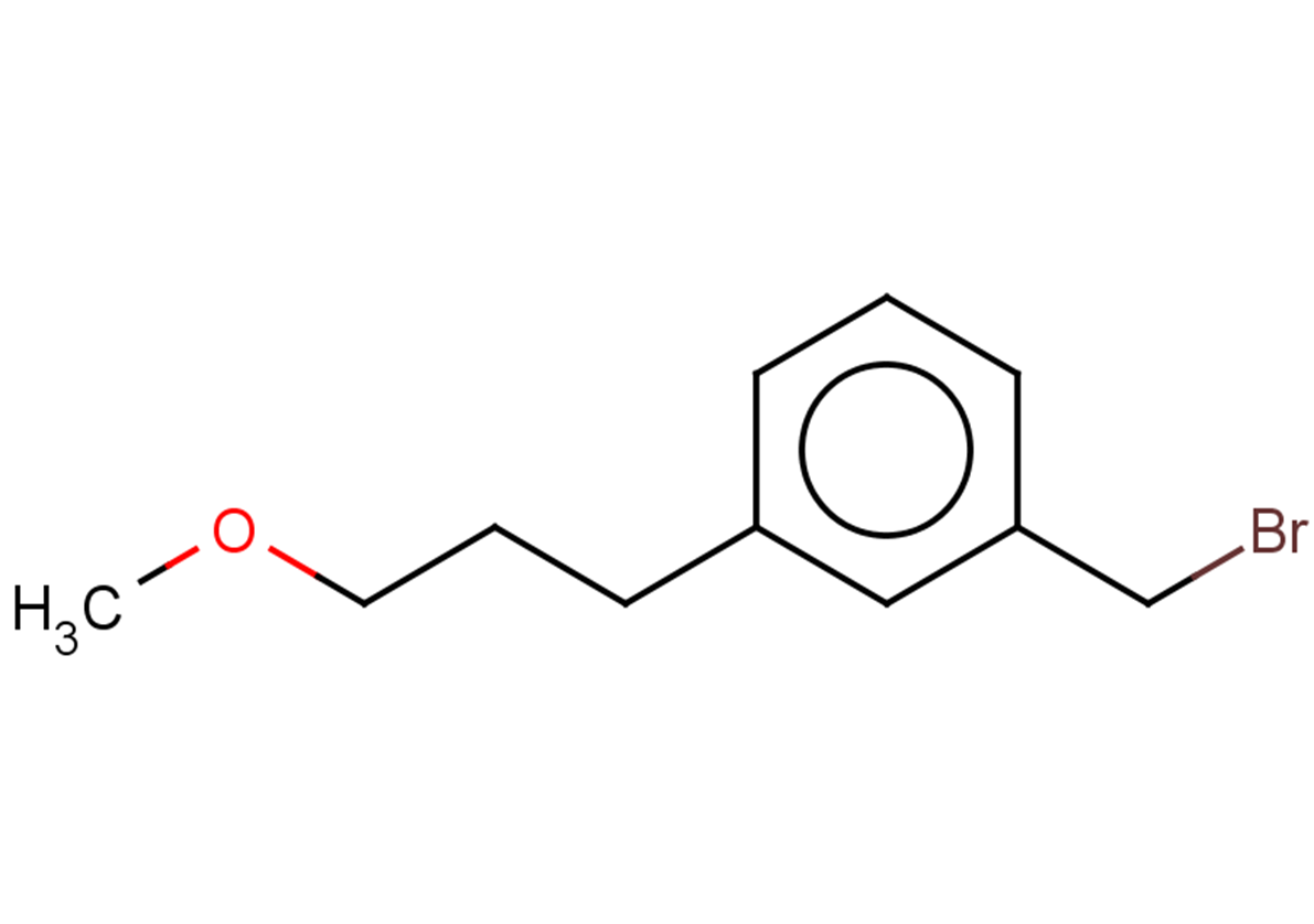 1-(bromomethyl)-3-(3-methoxypropyl)benzene
