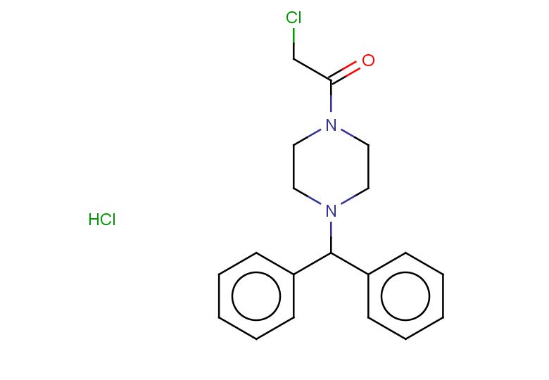 2-chloro-1-[4-(diphenylmethyl)piperazin-1-yl]ethan-1-one hydrochloride