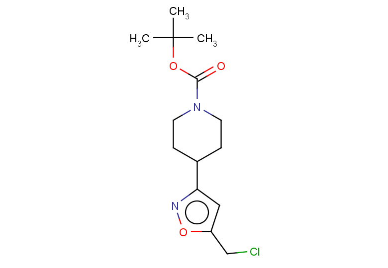 tert-butyl 4-[5-(chloromethyl)-1,2-oxazol-3-yl]piperidine-1-carboxylate