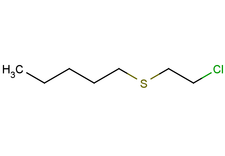 1-[(2-chloroethyl)sulfanyl]pentane