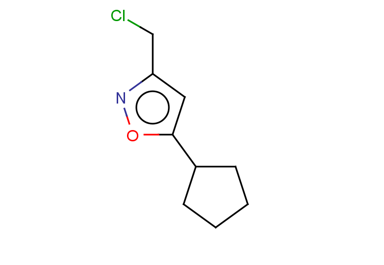 3-(chloromethyl)-5-cyclopentyl-1,2-oxazole