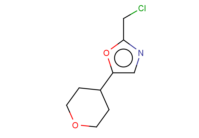 2-(chloromethyl)-5-(oxan-4-yl)-1,3-oxazole