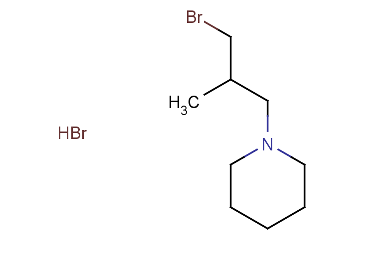 1-(3-bromo-2-methylpropyl)piperidine hydrobromide