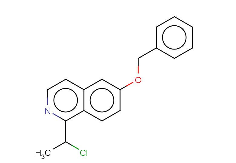 6-(benzyloxy)-1-(1-chloroethyl)isoquinoline