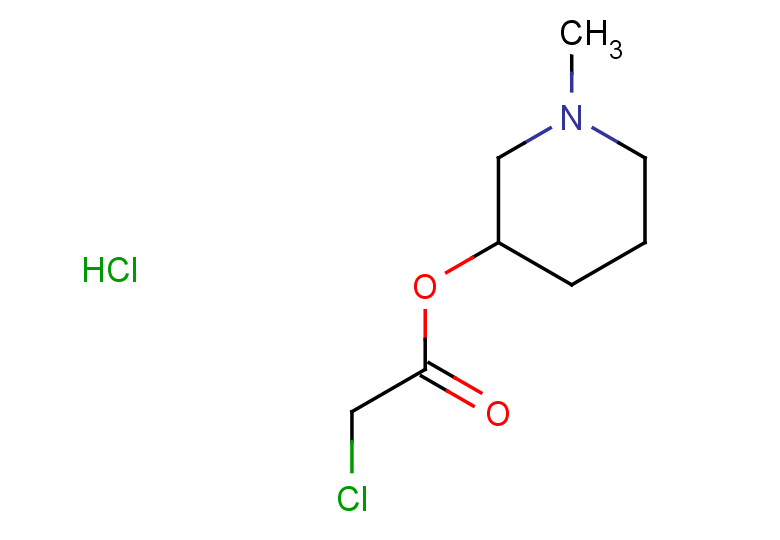 1-methylpiperidin-3-yl 2-chloroacetate hydrochloride