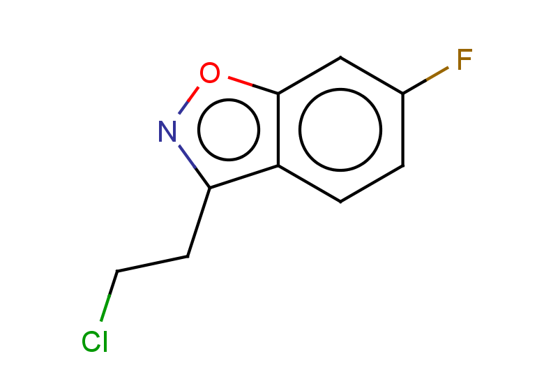 3-(2-chloroethyl)-6-fluoro-1,2-benzoxazole