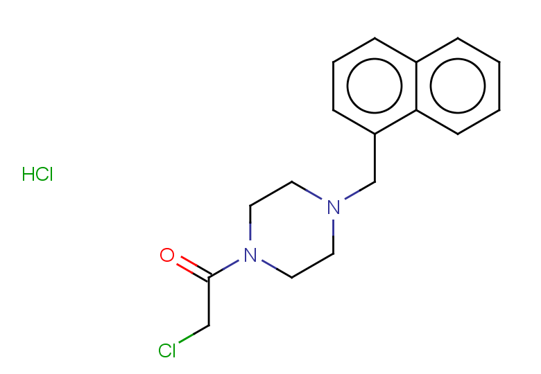 2-chloro-1-{4-[(naphthalen-1-yl)methyl]piperazin-1-yl}ethan-1-one hydrochloride