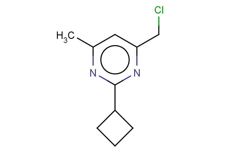 4-(chloromethyl)-2-cyclobutyl-6-methylpyrimidine