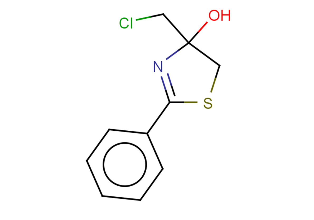 4-(chloromethyl)-2-phenyl-4,5-dihydro-1,3-thiazol-4-ol