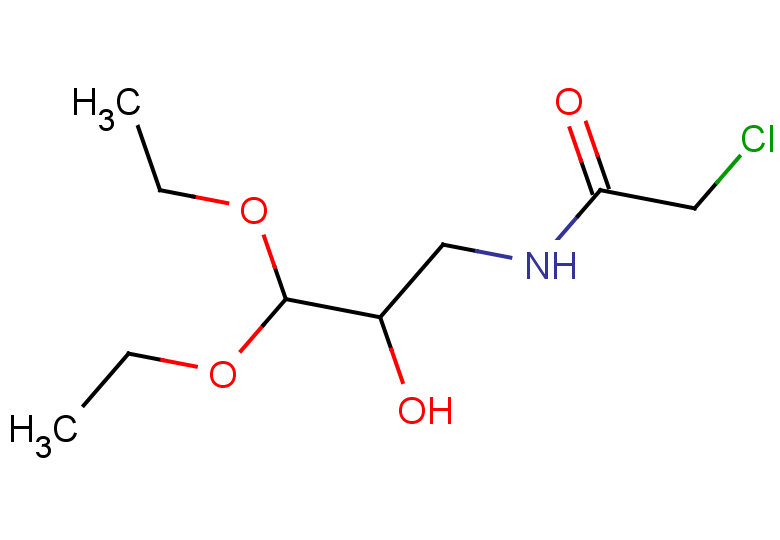 2-chloro-N-(3,3-diethoxy-2-hydroxypropyl)acetamide