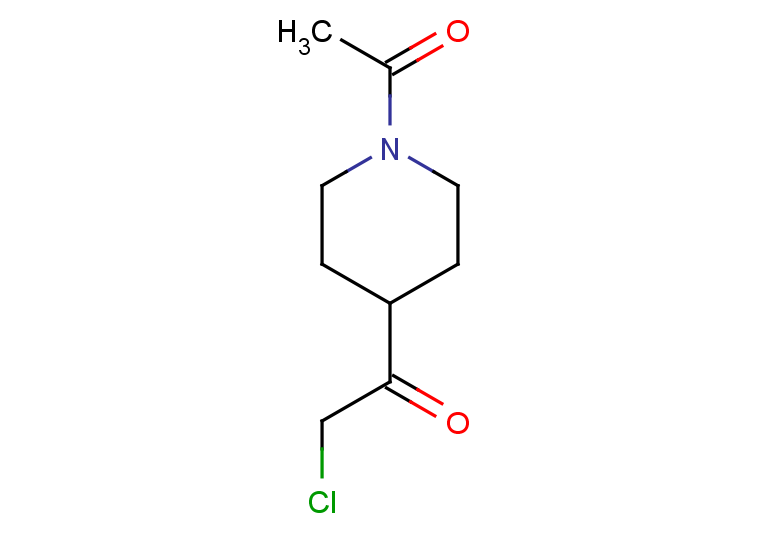 1-(1-acetylpiperidin-4-yl)-2-chloroethan-1-one