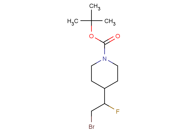 tert-butyl 4-(2-bromo-1-fluoroethyl)piperidine-1-carboxylate