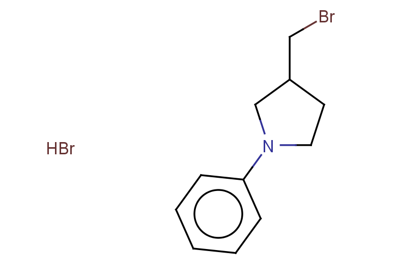 3-(bromomethyl)-1-phenylpyrrolidine hydrobromide