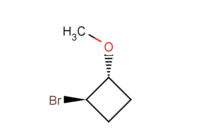 rac-(1R,2R)-1-bromo-2-methoxycyclobutane, trans
