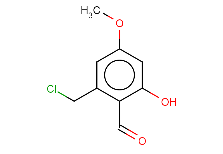 2-(chloromethyl)-6-hydroxy-4-methoxybenzaldehyde