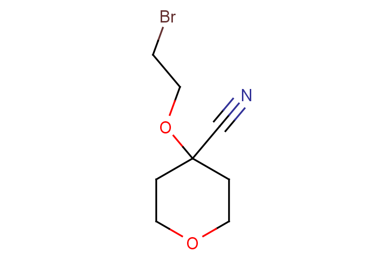 4-(2-bromoethoxy)oxane-4-carbonitrile